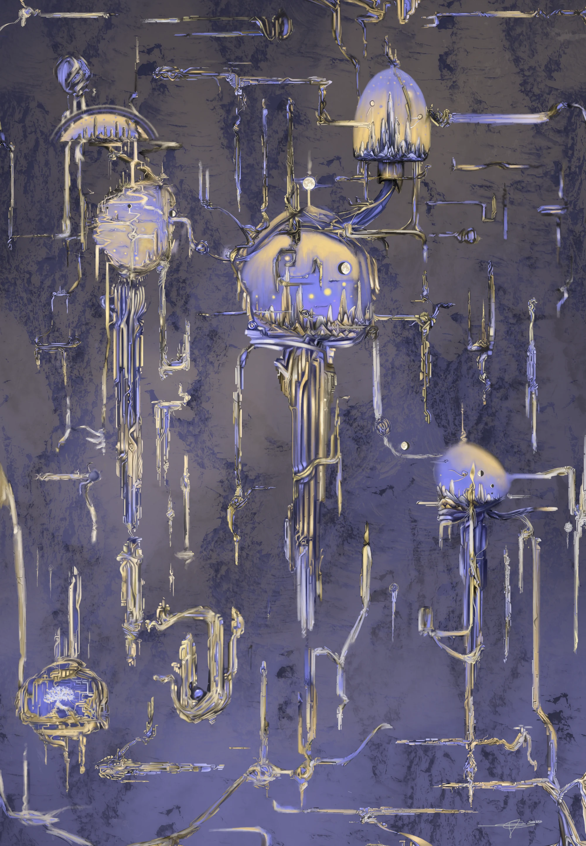 Sven Wes — Ometeotl Crossing II, mixed media high-relief wall art, exclusive limited edition, Antwerp Belgium